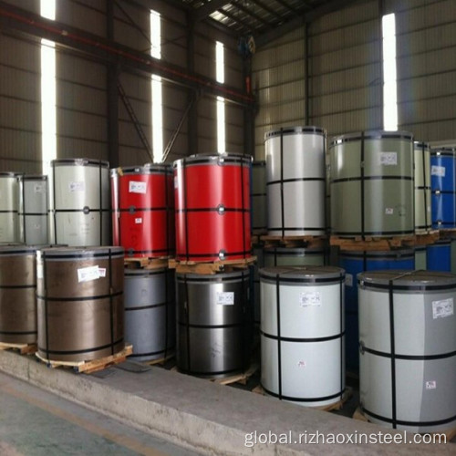 Color Coated Steel Coil PPGI Cold Rolled Color Coated Steel Coil Manufactory